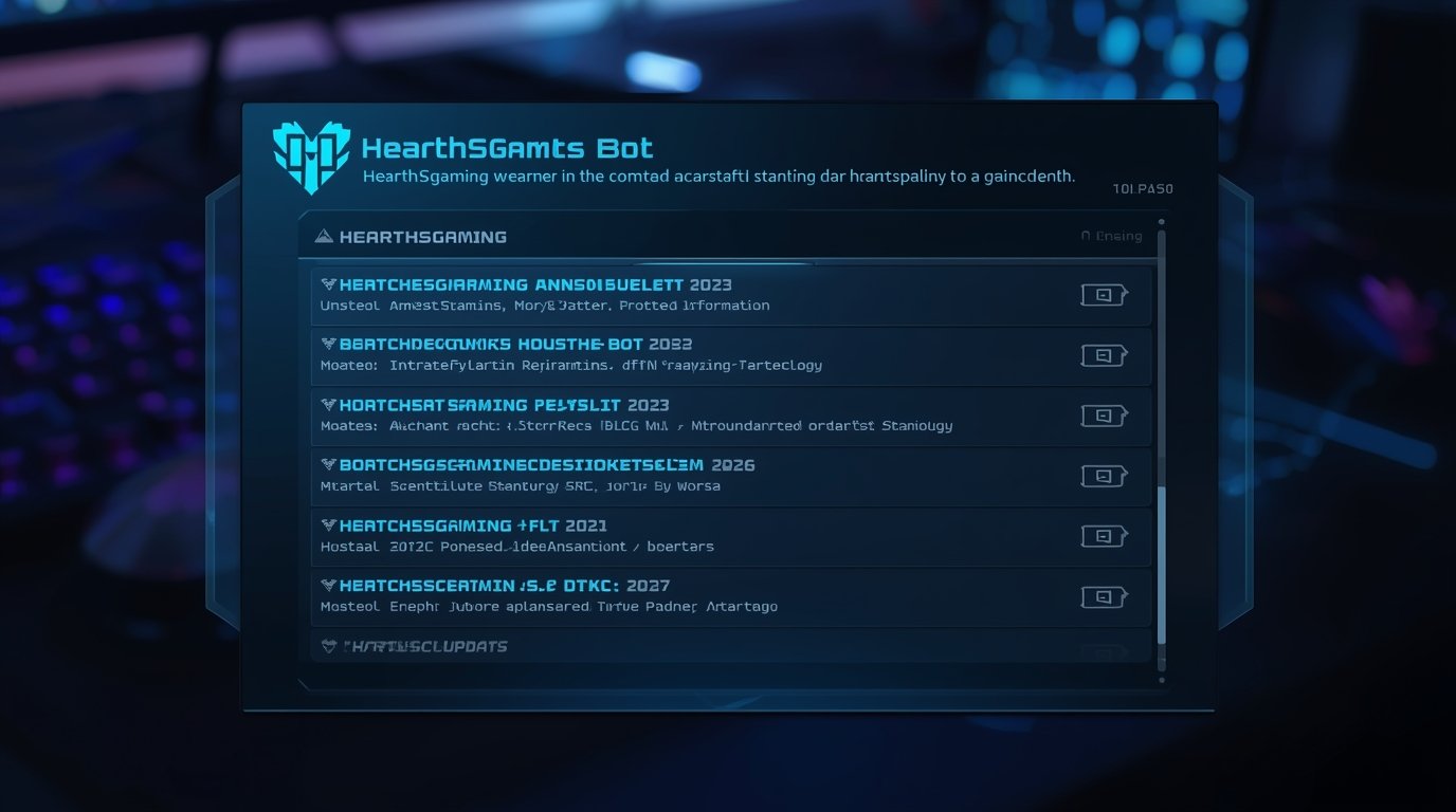 hearthssgaming updates from hearthstats